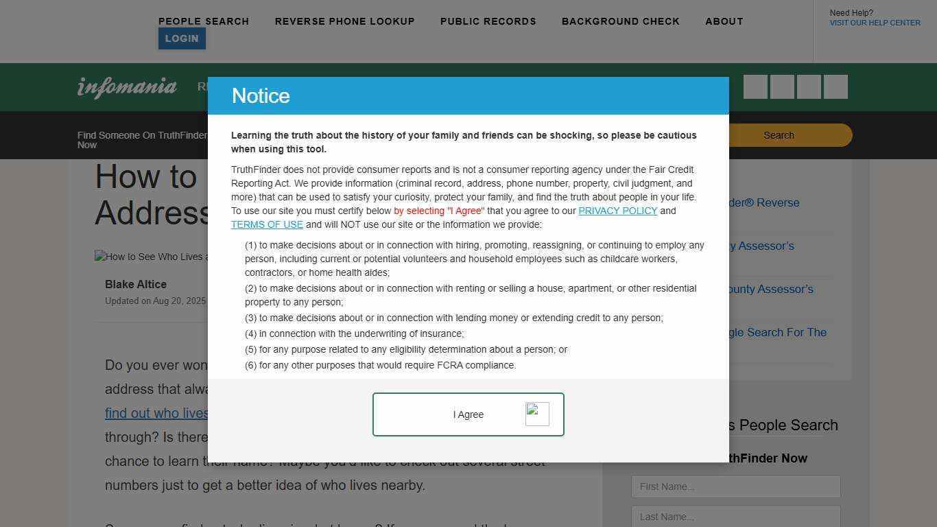 Who Lives At This Address? Find Out Here