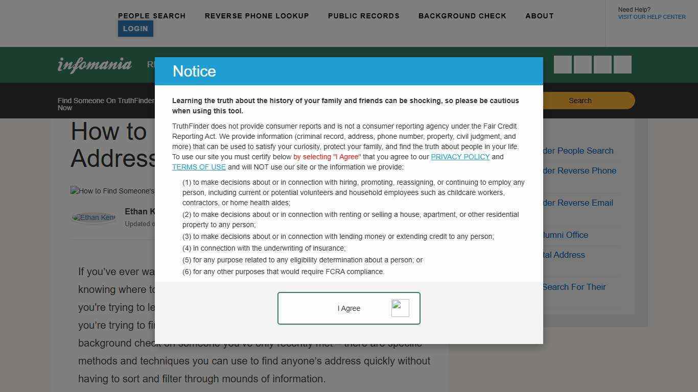How To Find Someone's Current Address